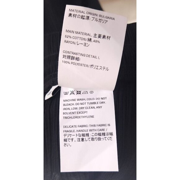 Our Legacy Reduced Straight-Leg Crinked Trousers Size 48 US 32 M Mens Black $335 - Picture 9 of 13